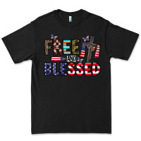 Black free and blessed Premium Tee - CowhideDigitalArt