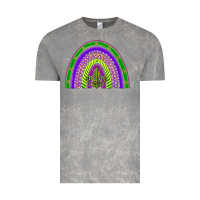 Cloud Rock mardi gras rainbow Vintage Tee - BarkalooDesign