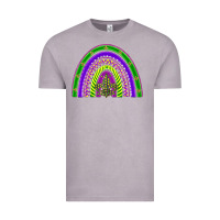 Vintage Zinc mardi gras rainbow Vintage Tee - BarkalooDesign