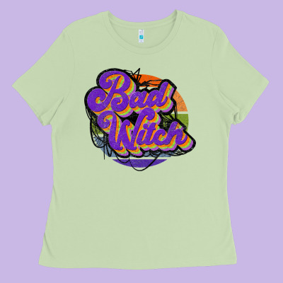 Bad Witch Ladies Tee Designed By Jahusdesignshop