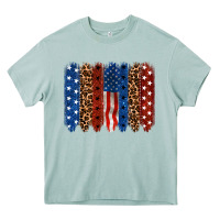 Arona Back to blue brushstroke 4th of july Heavy Core Tee - CowGirlArtShop