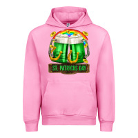 Fuchsia Pink St. Patrick's Day beer Urban Hoodie - OliviaCreatesArt