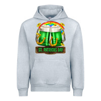 Heather Grey St. Patrick's Day beer Urban Hoodie - OliviaCreatesArt