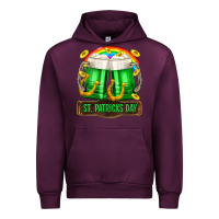 Mauve Wine St. Patrick's Day beer Urban Hoodie - OliviaCreatesArt