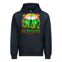Navy St. Patrick's Day beer Urban Hoodie - OliviaCreatesArt