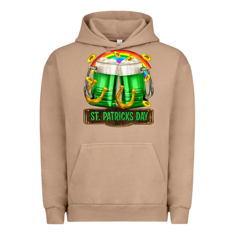 St. Patrick's Day Beer Urban Hoodie by OliviaCreatesArt | Teevron
