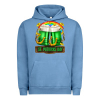 Pigment Pebble Blue St. Patrick's Day beer Urban Hoodie - OliviaCreatesArt