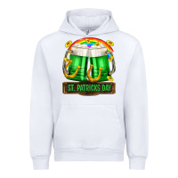 White St. Patrick's Day beer Urban Hoodie - OliviaCreatesArt