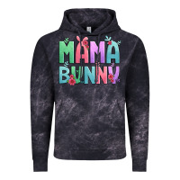 Cloud Black easter floral mama bunny Vintage Hoodie - Artiststas