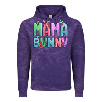 Cloud Purple easter floral mama bunny Vintage Hoodie - Artiststas