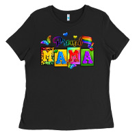 Black proud mama Ladies Tee - Zillion Design Studio