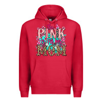 Cardinal The pink is for my Mom Cancer Awareness Premium Hoodie - HowdyJamesFarm