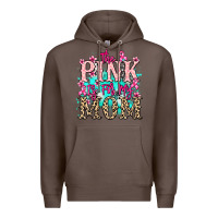 Coffee The pink is for my Mom Cancer Awareness Premium Hoodie - HowdyJamesFarm