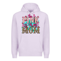 Lilac The pink is for my Mom Cancer Awareness Premium Hoodie - HowdyJamesFarm