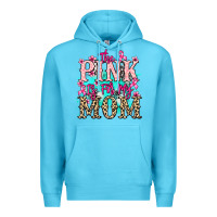 Ocean Blue The pink is for my Mom Cancer Awareness Premium Hoodie - HowdyJamesFarm