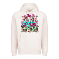 Pale Pink The pink is for my Mom Cancer Awareness Premium Hoodie - HowdyJamesFarm
