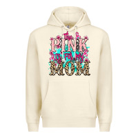 Sandshell The pink is for my Mom Cancer Awareness Premium Hoodie - HowdyJamesFarm