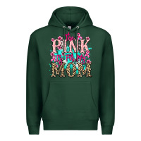Sports Green The pink is for my Mom Cancer Awareness Premium Hoodie - HowdyJamesFarm