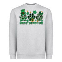 Heather Grey happy st.patrick's day Heavyweight Sweatshirt - MaliasSmallBusiness