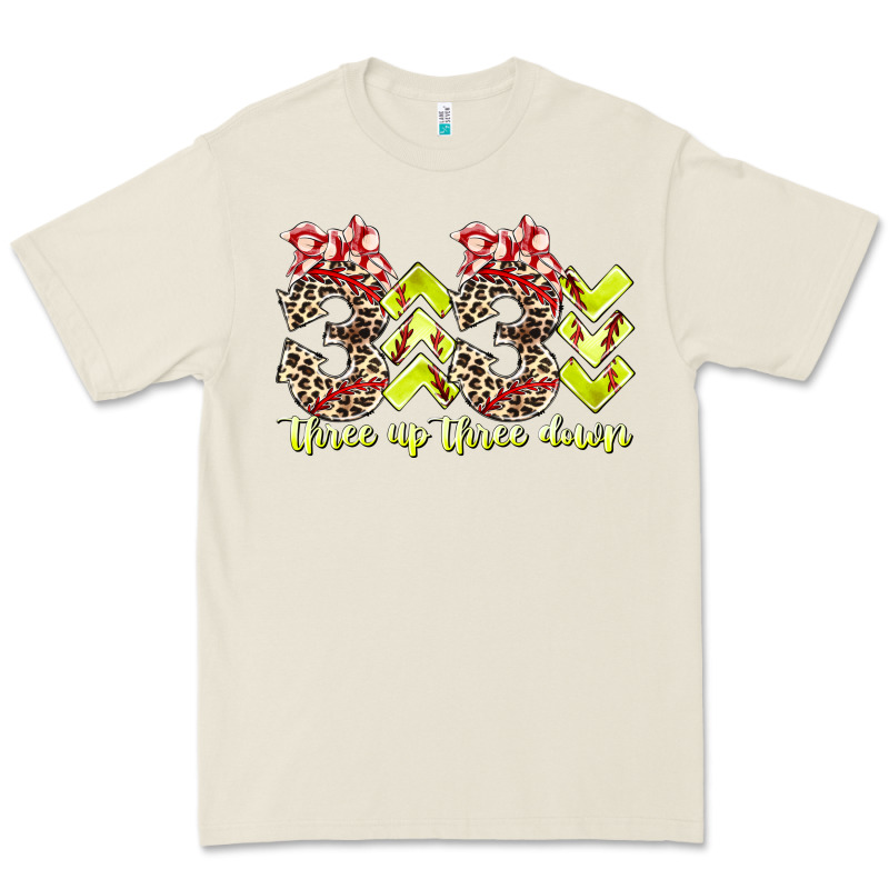 Three Up Theree Down Softball Premium Tee by RacoonDesign | Teevron