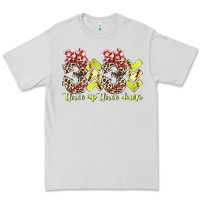 Dove Grey three up theree down softball Premium Tee - RacoonDesign