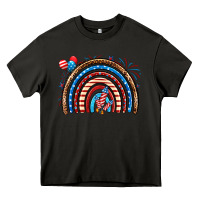 Asphalt American rainbow Heavy Core Tee - Neo Western