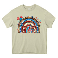 Mossy American rainbow Heavy Core Tee - Neo Western
