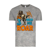 Cloud Rock i'm three hear me roar dinosaur birthday Vintage Tee - LillyAllenDesigns