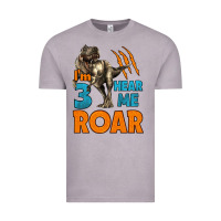 Vintage Zinc i'm three hear me roar dinosaur birthday Vintage Tee - LillyAllenDesigns