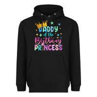 Black daddy of the birthday princess Heavyweight Hoodie - NancyCooperArtShop
