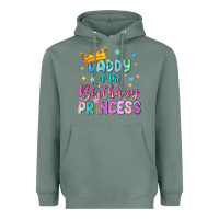 Sage daddy of the birthday princess Heavyweight Hoodie - NancyCooperArtShop