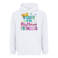 White daddy of the birthday princess Heavyweight Hoodie - NancyCooperArtShop