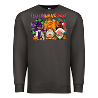 Smoke Hallothanksmas gnomes Premium Sweatshirt - NancyCooperArtShop