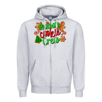 Heather Grey mama's cookie crew Zipper Hoodie - LillyAllenDesigns