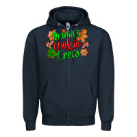 Navy mama's cookie crew Zipper Hoodie - LillyAllenDesigns