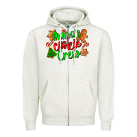 Oatmeal Heather mama's cookie crew Zipper Hoodie - LillyAllenDesigns