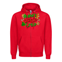 Red mama's cookie crew Zipper Hoodie - LillyAllenDesigns