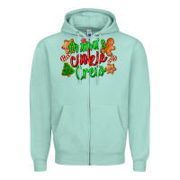 Seafoam mama's cookie crew Zipper Hoodie - LillyAllenDesigns