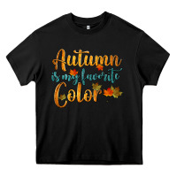 Black autumn is my favorite color Heavy Core Tee - HRA Design Shop