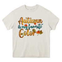 Cream autumn is my favorite color Heavy Core Tee - HRA Design Shop