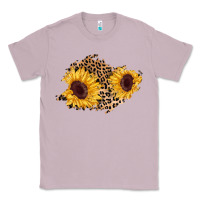 Lilac sunflower leopard patch Classic Tee - AdoDesignShop