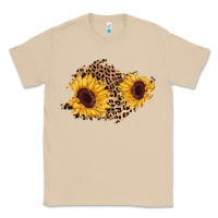 Mushroom sunflower leopard patch Classic Tee - AdoDesignShop