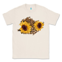Natural sunflower leopard patch Classic Tee - AdoDesignShop