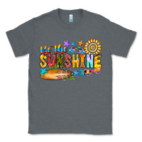 Charcoal Heather be the sunshine Classic Tee - CowhideDigitalArt
