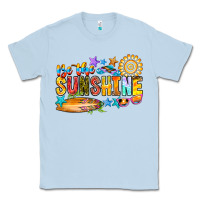 Dusty Blue be the sunshine Classic Tee - CowhideDigitalArt