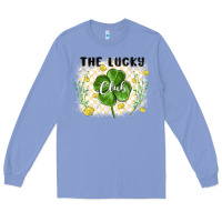 Colony Blue the lucky club Long Sleeve Tee - MaliasSmallBusiness