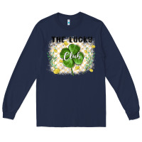 Navy the lucky club Long Sleeve Tee - MaliasSmallBusiness