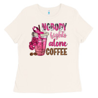 Bone Nobody Fights Alone Coffee Ladies Tee - texasbilliewilder