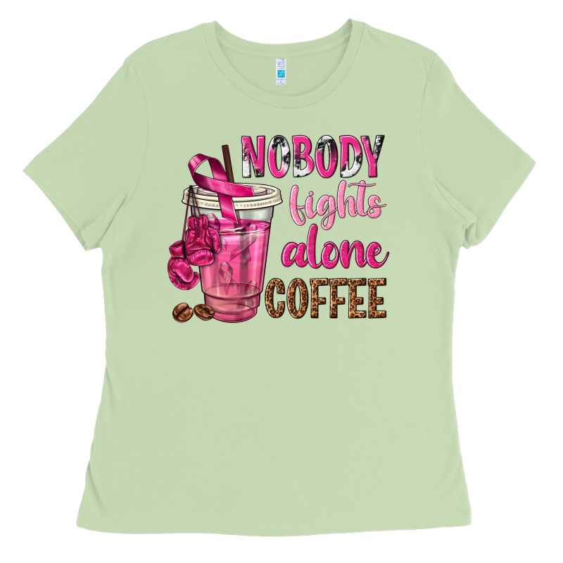 Nobody Fights Alone Coffee Ladies Tee by texasbilliewilder | Teevron