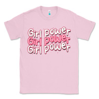 Bubblegum Pink girl power Classic Tee - MaliasSmallBusiness